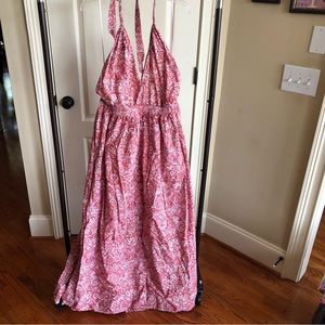 J Crew Collection Backless Halter Gown, Size XL